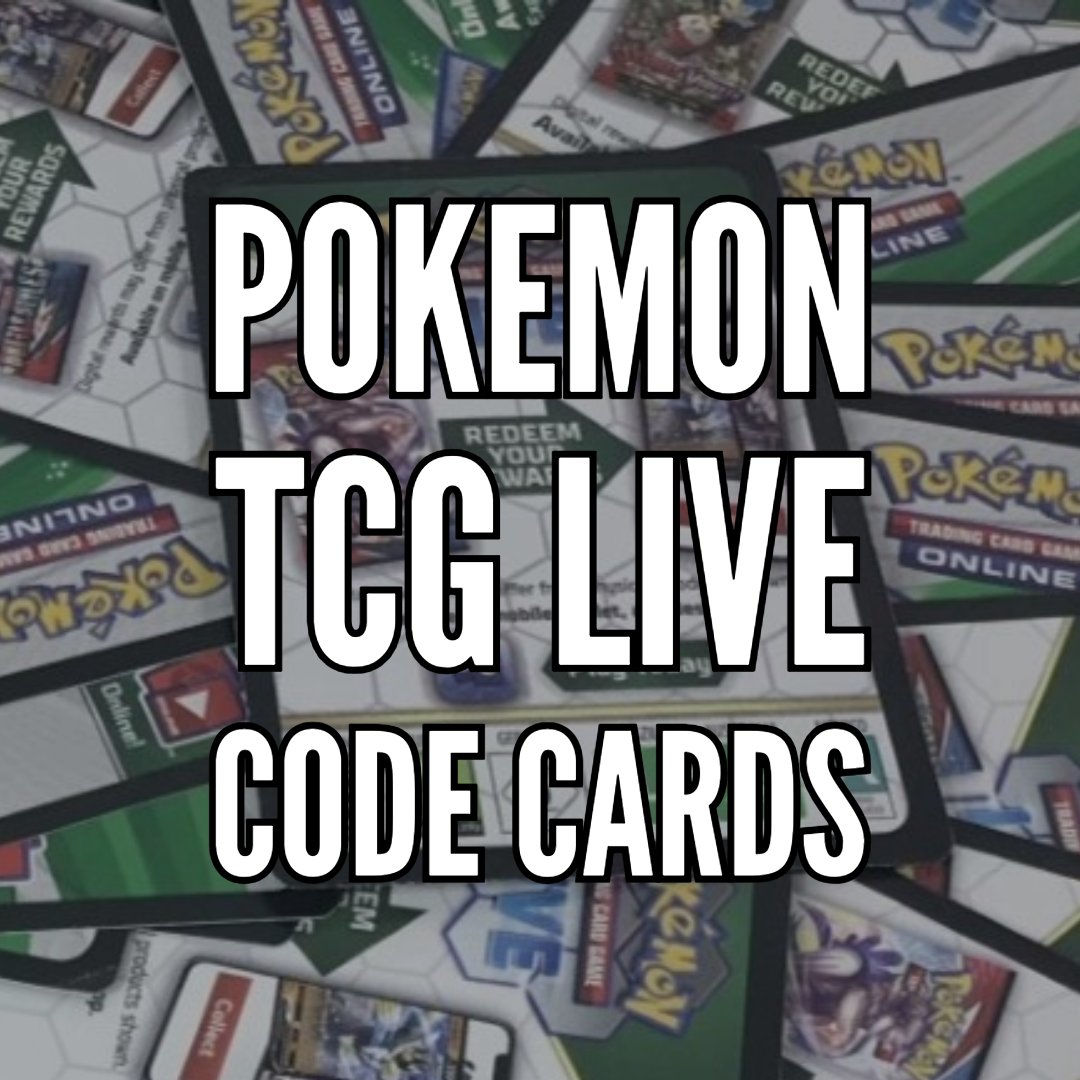 PTCGL Code Cards